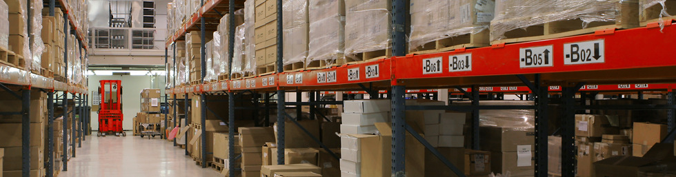 Warehouse aisle